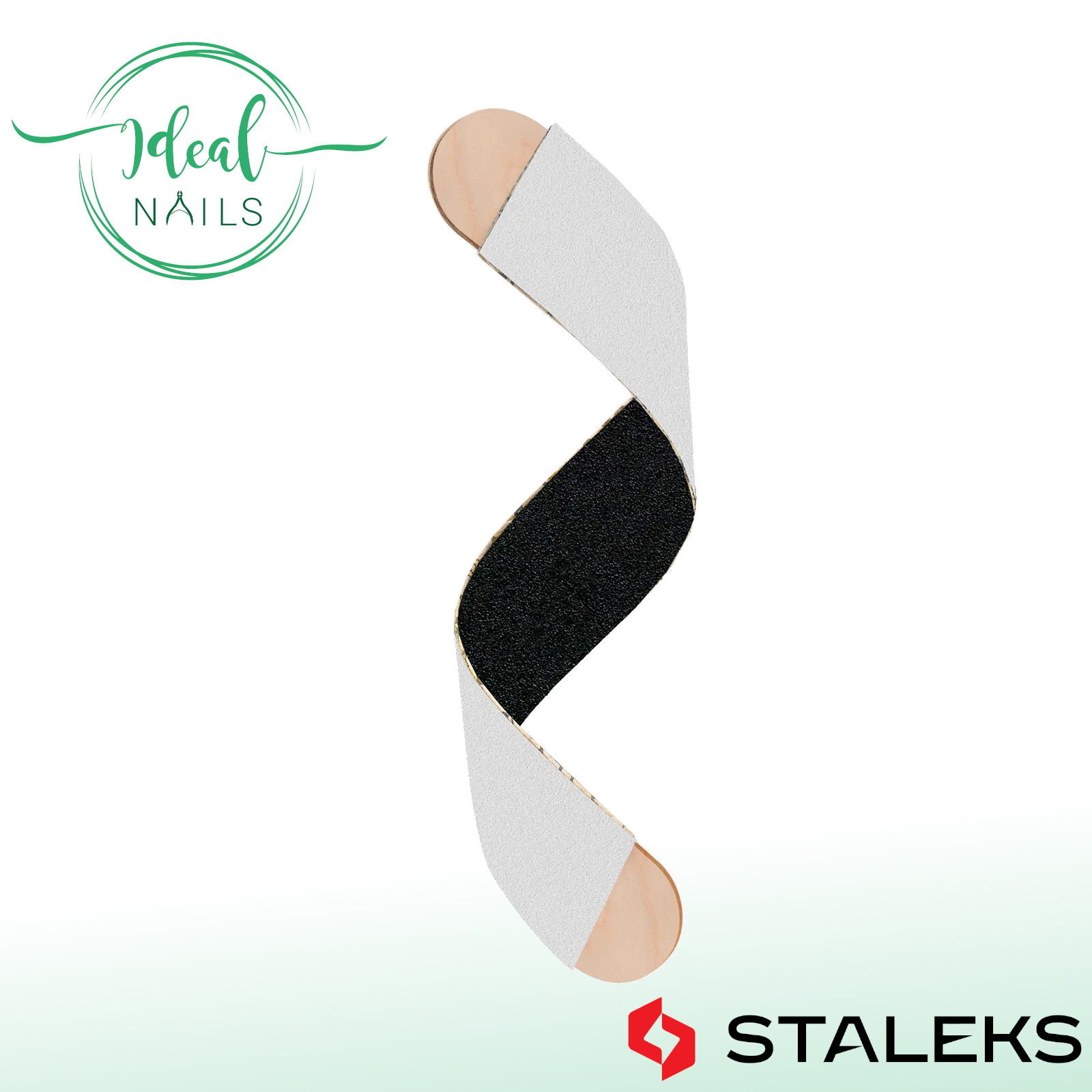 DWCEMix-22_2-jpg Beidseitige Wechselfeilenblätter STALEKS EXPERT papmAm DWCEMix-22 auf Holzbasis, Packung 25 Stück, Bild 2